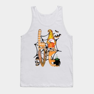 gnomes love halloween Tank Top